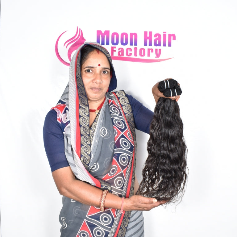 10" Inch 1 Bundle Wavy hair