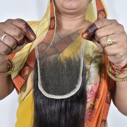 12" Inch 4*4 Swiss HD Closure 1 Piece