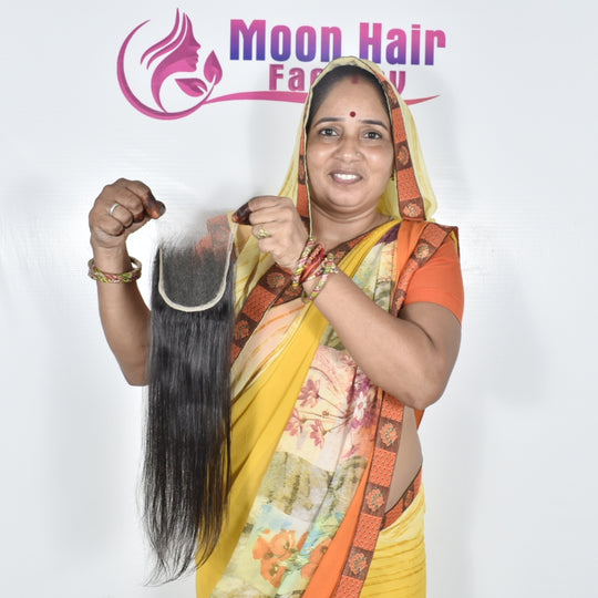 12" Inch 4*4 Swiss HD Closure 1 Piece