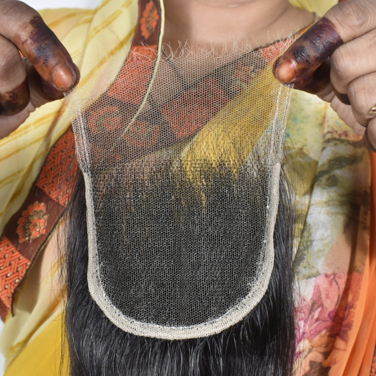 12" Inch 4*4 Swiss HD Closure 1 Piece