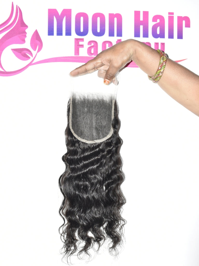 14" Inch 5*5 Swiss HD Closure 1 Piece