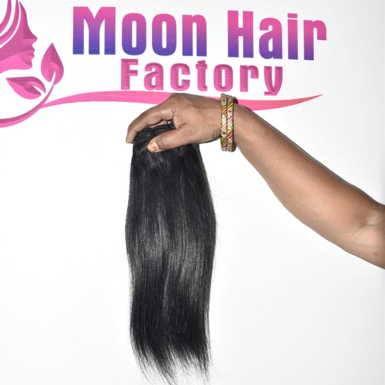 Dye Black 10" Inch 1 Bundle Straight hair