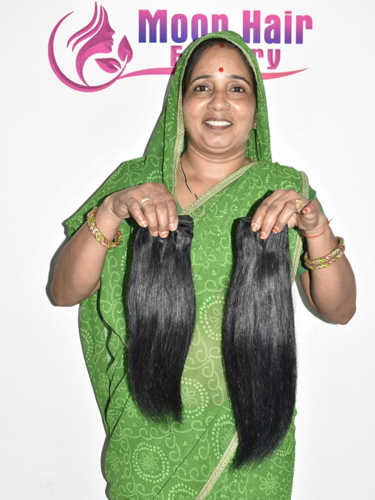 Dye Black 10" Inch 1 Bundle Straight hair