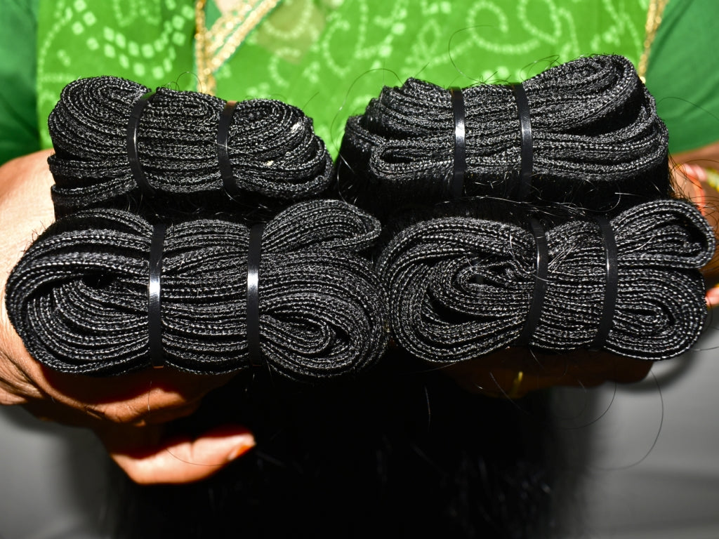 Dye Black 10" Inch 1 Bundle Straight hair