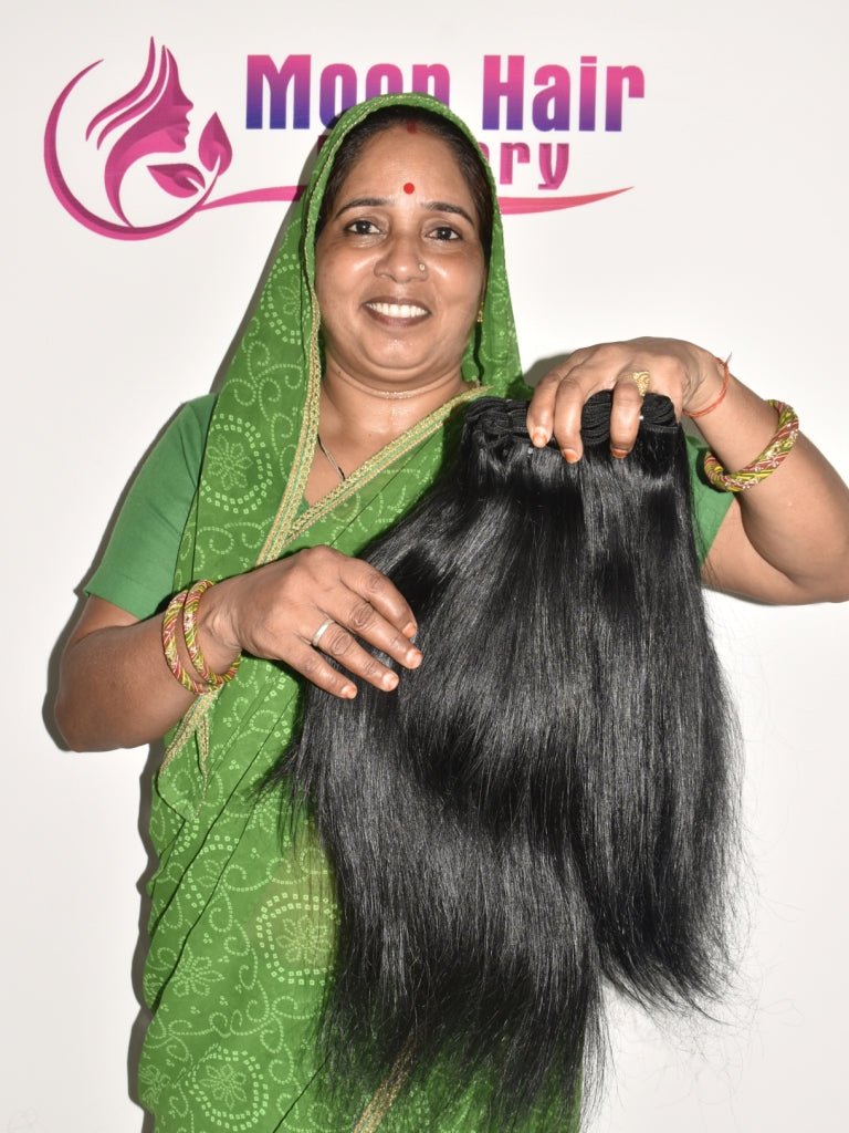 Dye Black 10" Inch 1 Bundle Straight hair