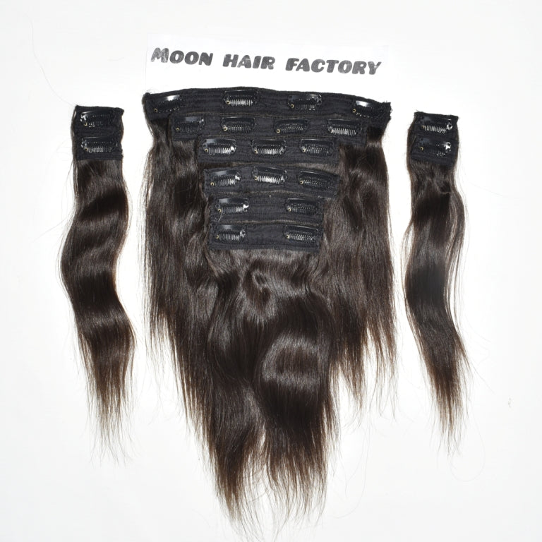 Clip in extension 12" Inch 1 piece set