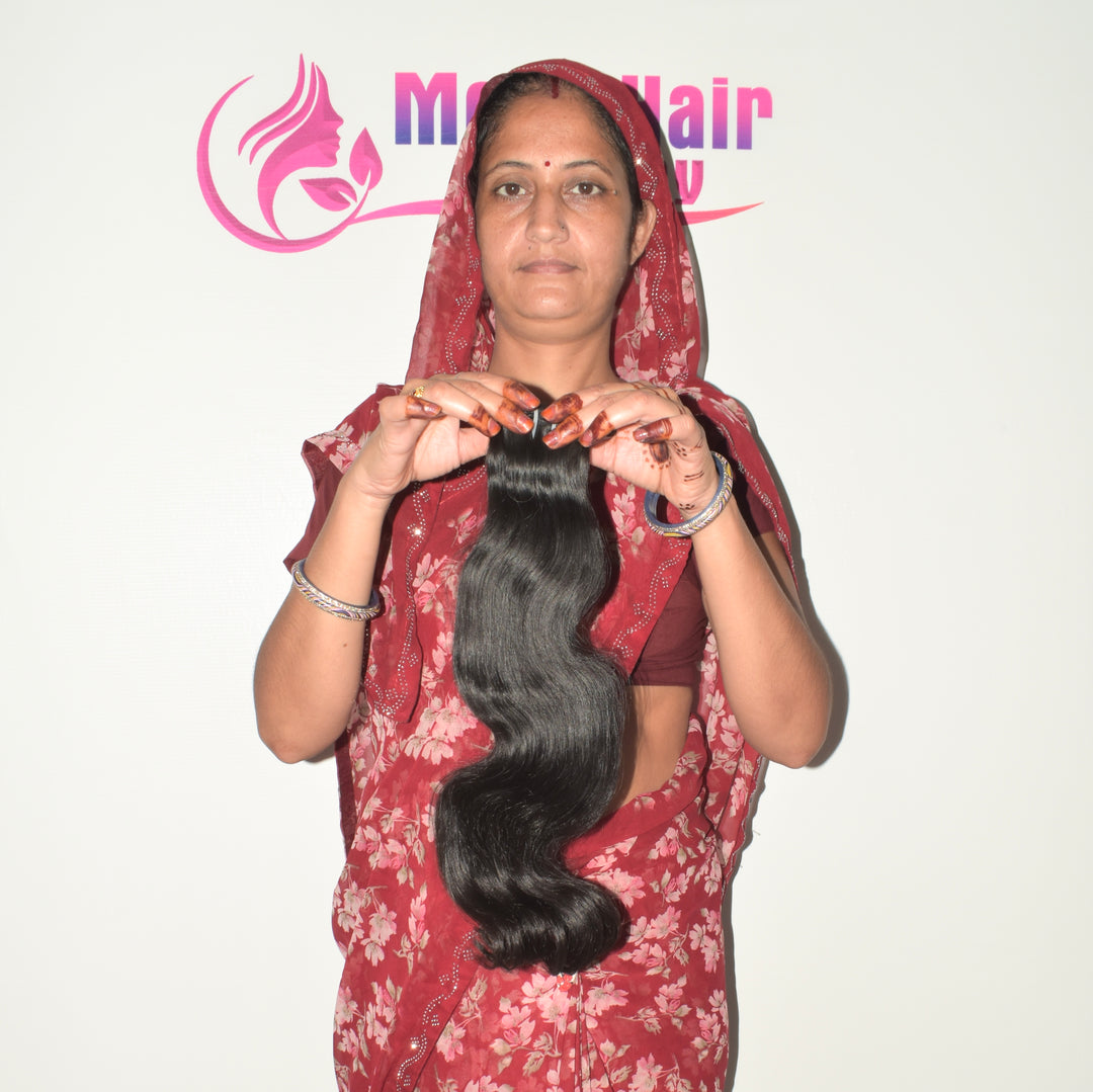 Blunt cut 20" Inch 1 Bundle Bodywave hair