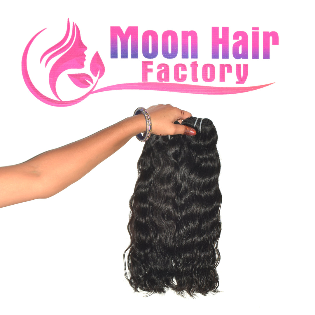 Blunt cut 28" Inch 1 Bundle Wavy hair