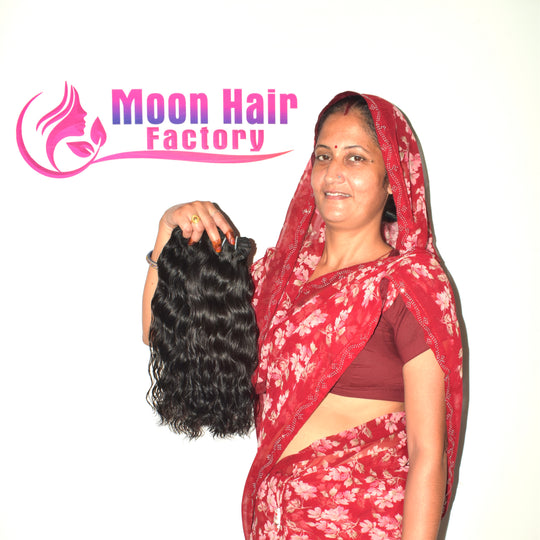 Blunt cut 28" Inch 1 Bundle Wavy hair