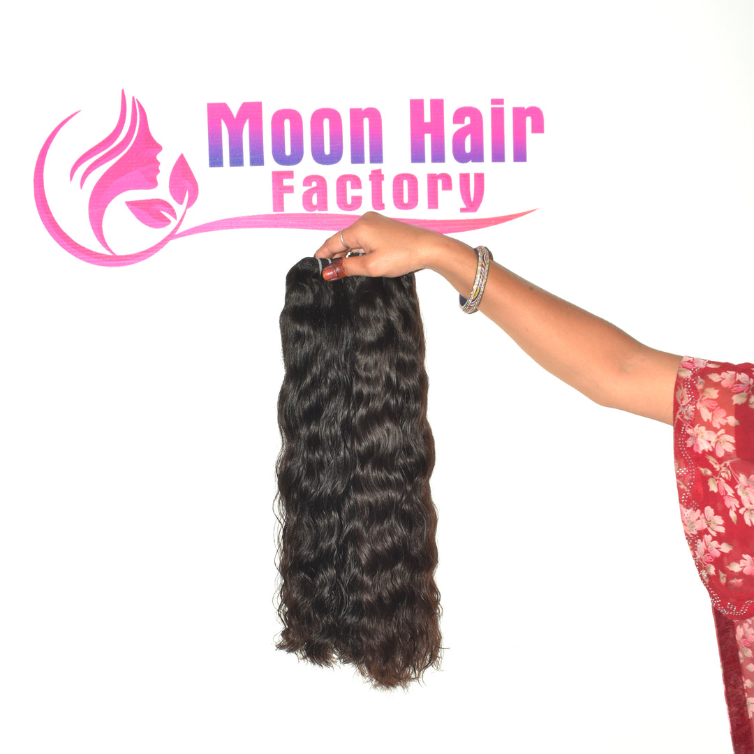 Blunt cut 28" Inch 1 Bundle Wavy hair