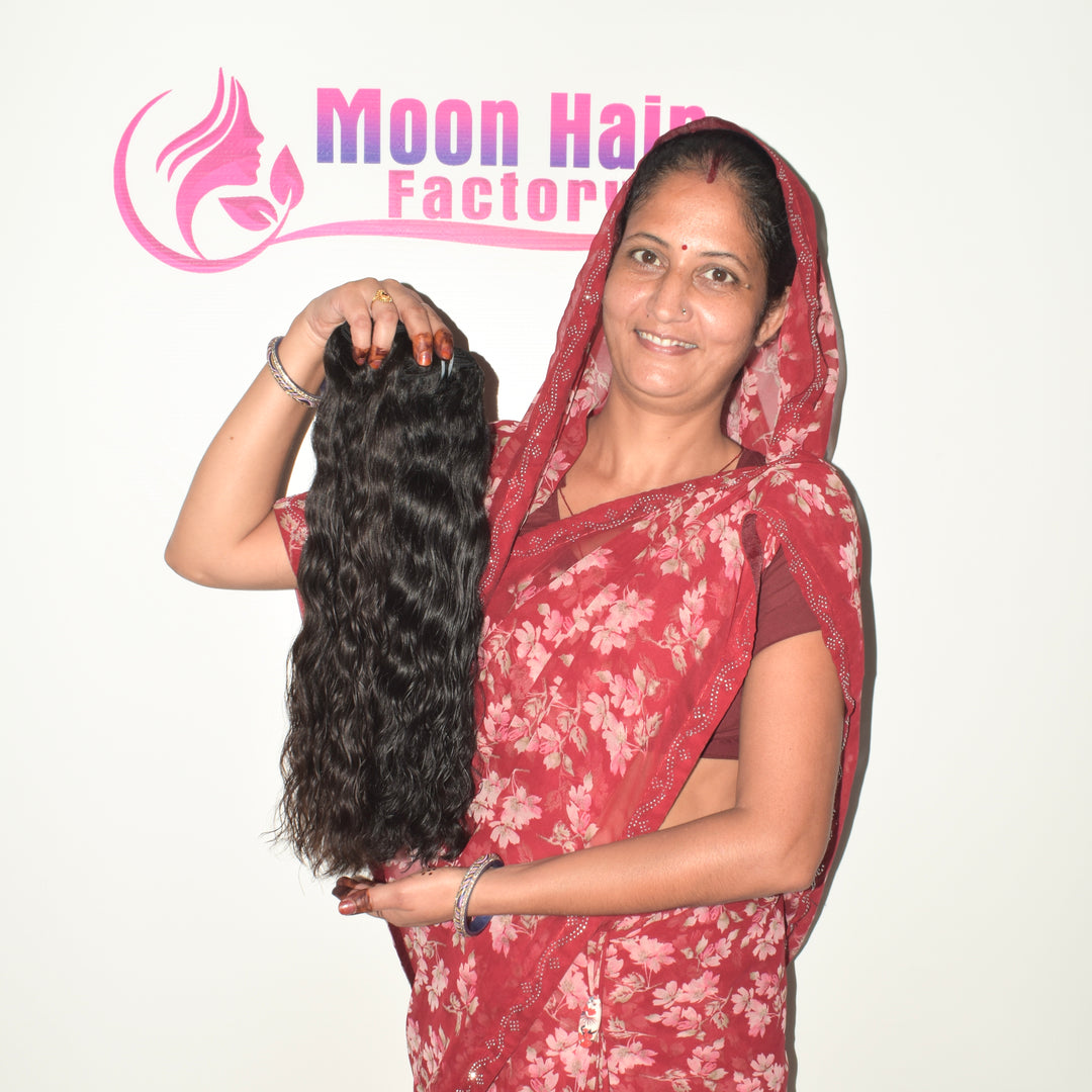 Blunt cut 28" Inch 1 Bundle Wavy hair