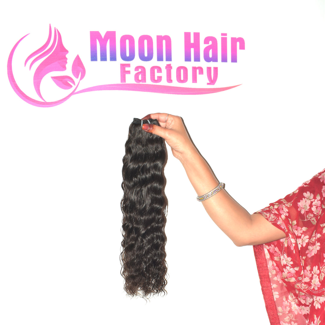 Blunt cut 28" Inch 1 Bundle Wavy hair