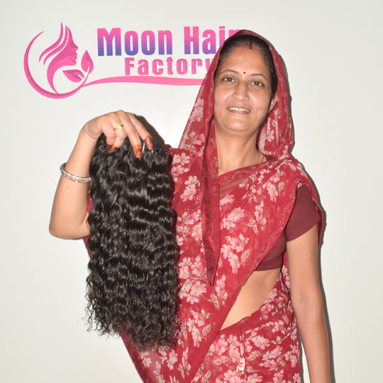 Blunt cut 28" Inch 1 Bundle Wavy hair