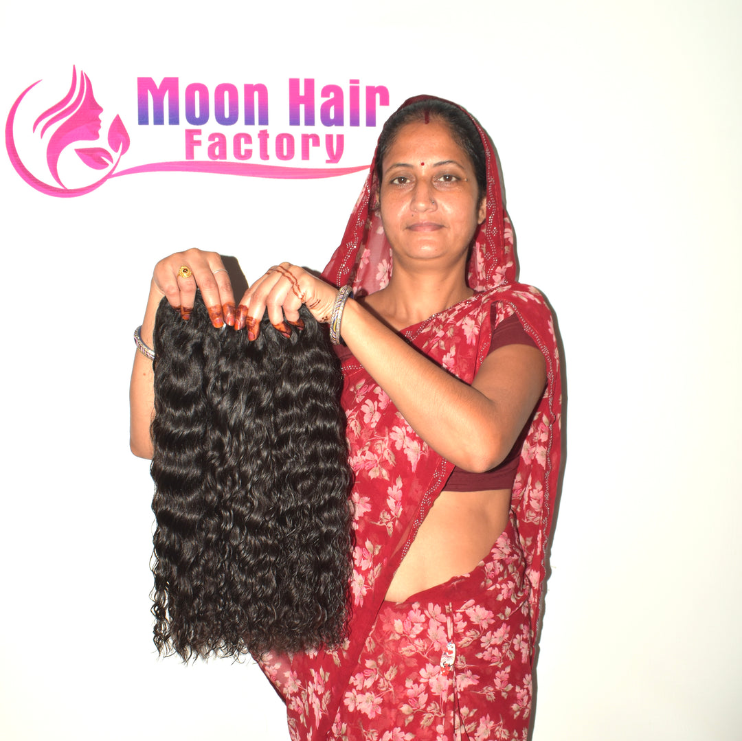 Blunt cut 28" Inch 1 Bundle Wavy hair