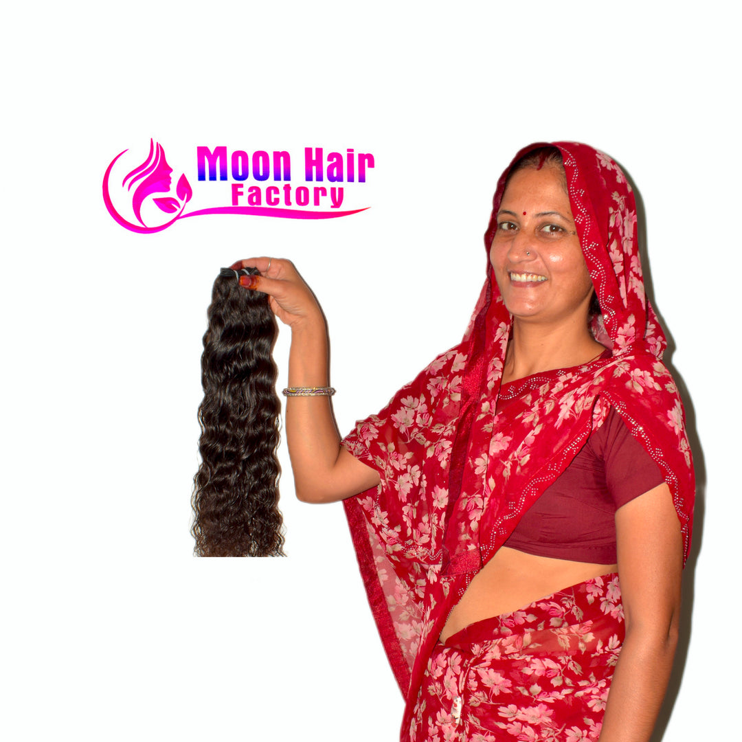 Blunt cut 14" Inch 1 Bundle Curly hair