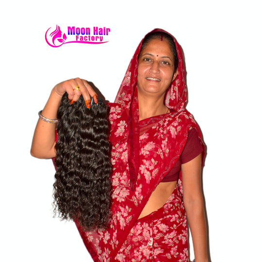 Blunt cut 14" Inch 1 Bundle Curly hair