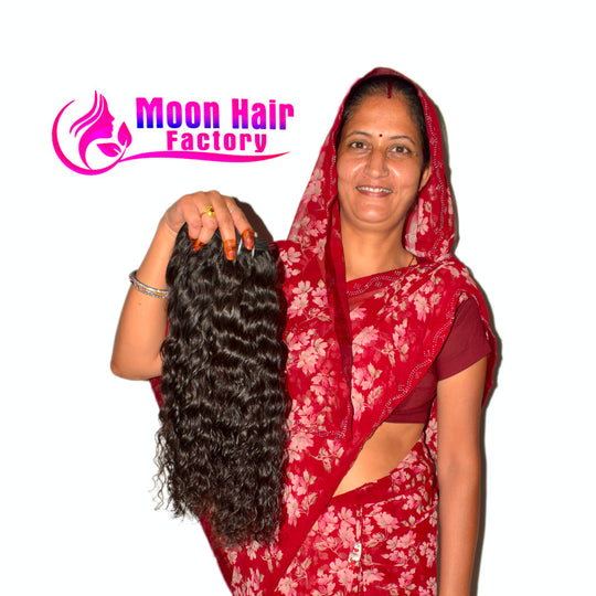 Blunt cut 14" Inch 1 Bundle Curly hair