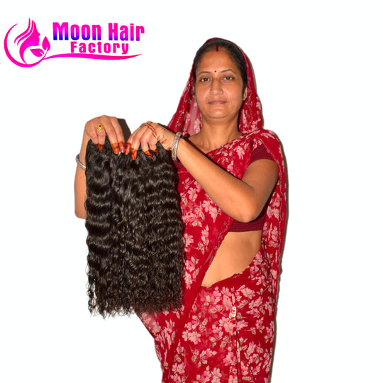 Blunt cut 14" Inch 1 Bundle Curly hair