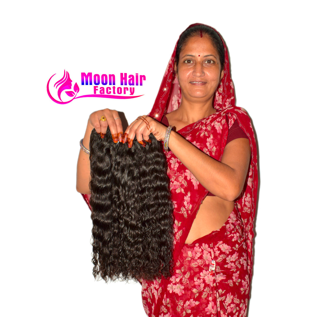 Blunt cut 14" Inch 1 Bundle Curly hair