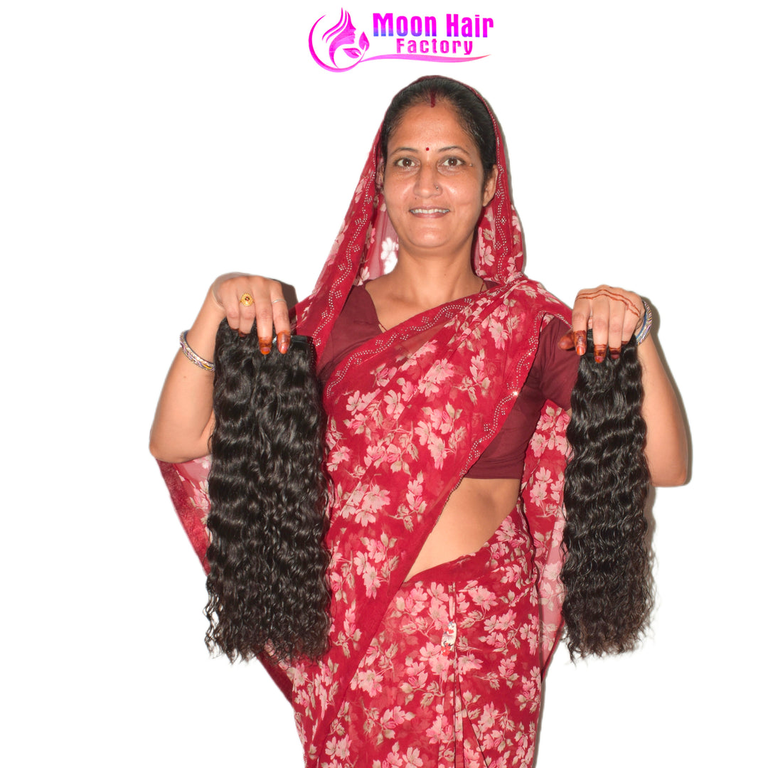 Blunt cut 14" Inch 1 Bundle Curly hair